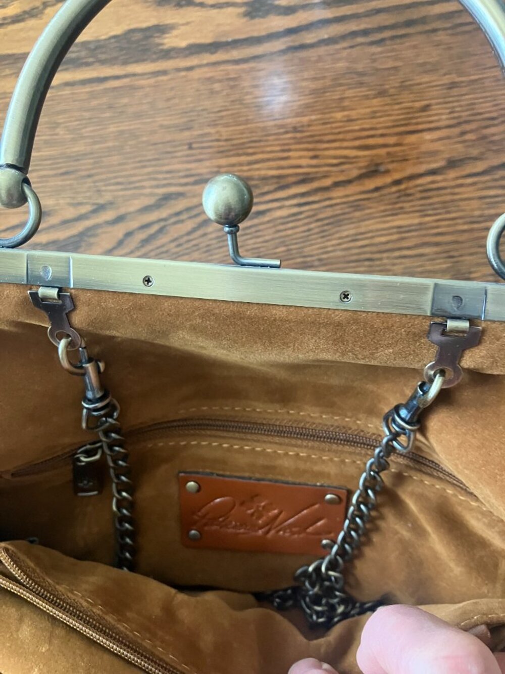 Patricia Nash Floral Crossbody Bag with Optional Crossbody Chain - Picture 11 of 13